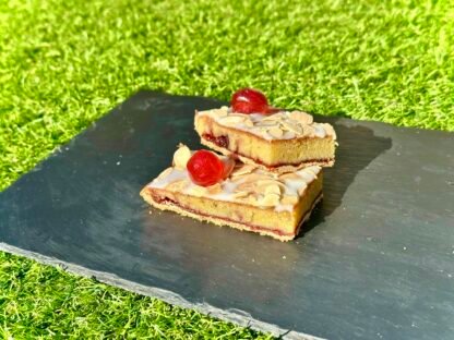 Tray Bake: Bakewell Slice